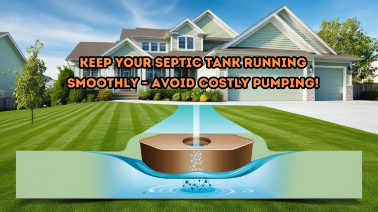 How to Keep Your Septic Tank Running Smoothly Without Expensive Pumping